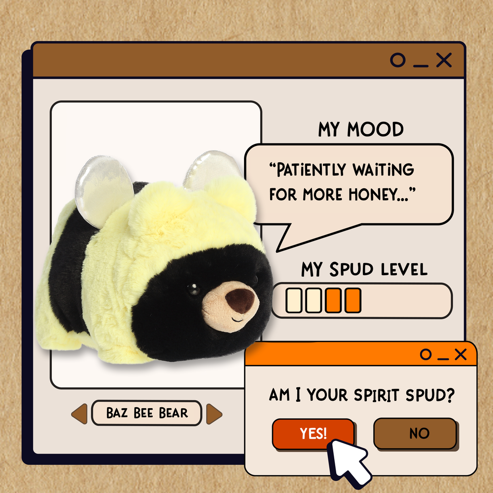 Aurora Spudsters Baz Bee Bear 11"